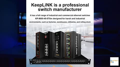 keepLiNK 5-Port Industrial Ethernet Switch