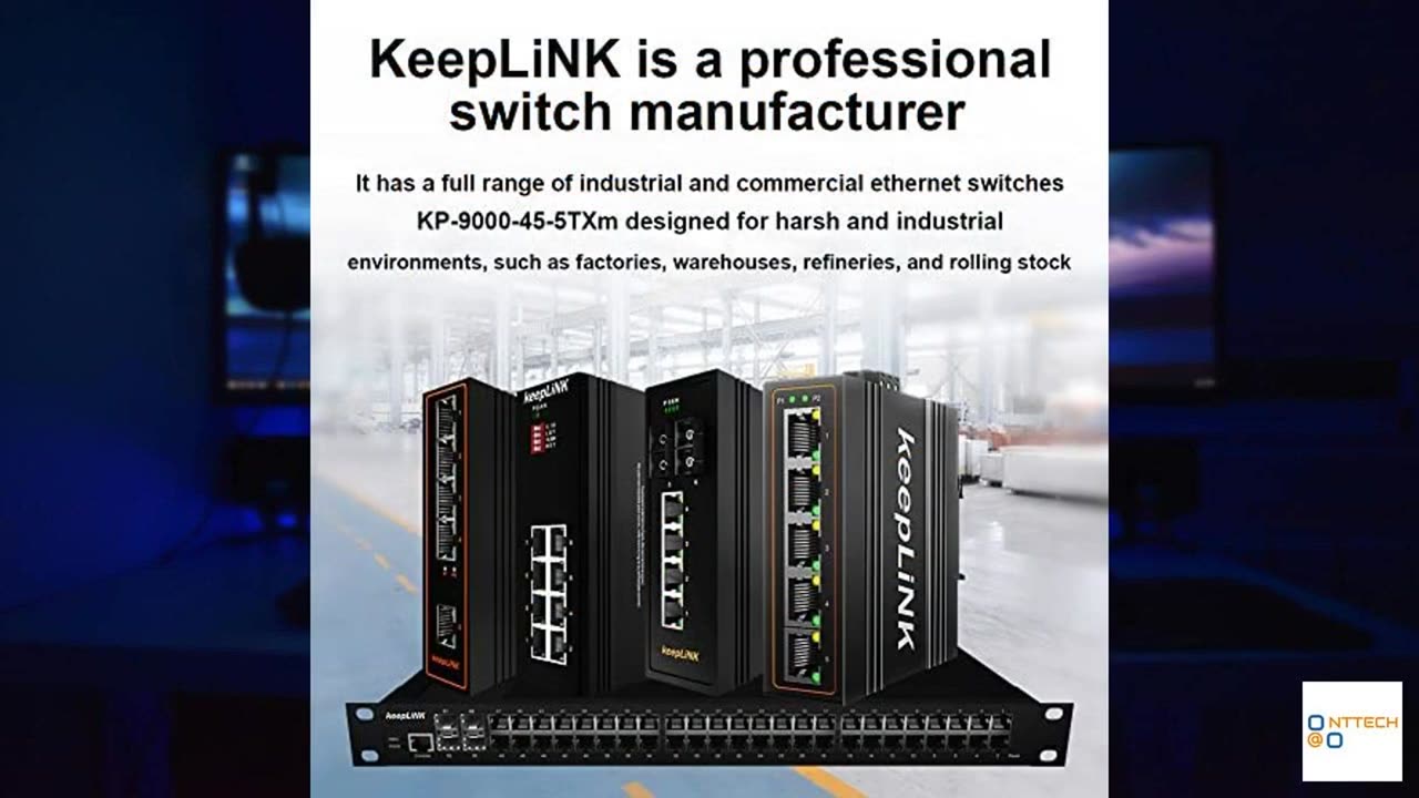 keepLiNK 5-Port Industrial Ethernet Switch