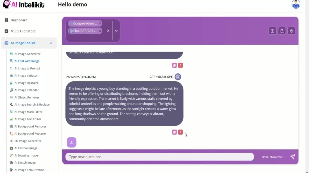 AI Intellikit Demo: Your Gateway to Top AI Models for a Single Low Fee.