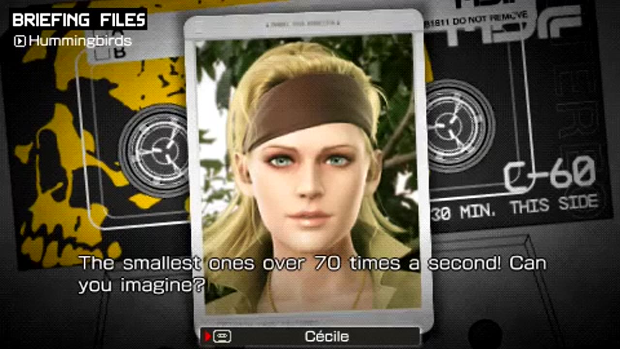 Metal Gear Solid Peace Walker - Cécile's Briefing Files
