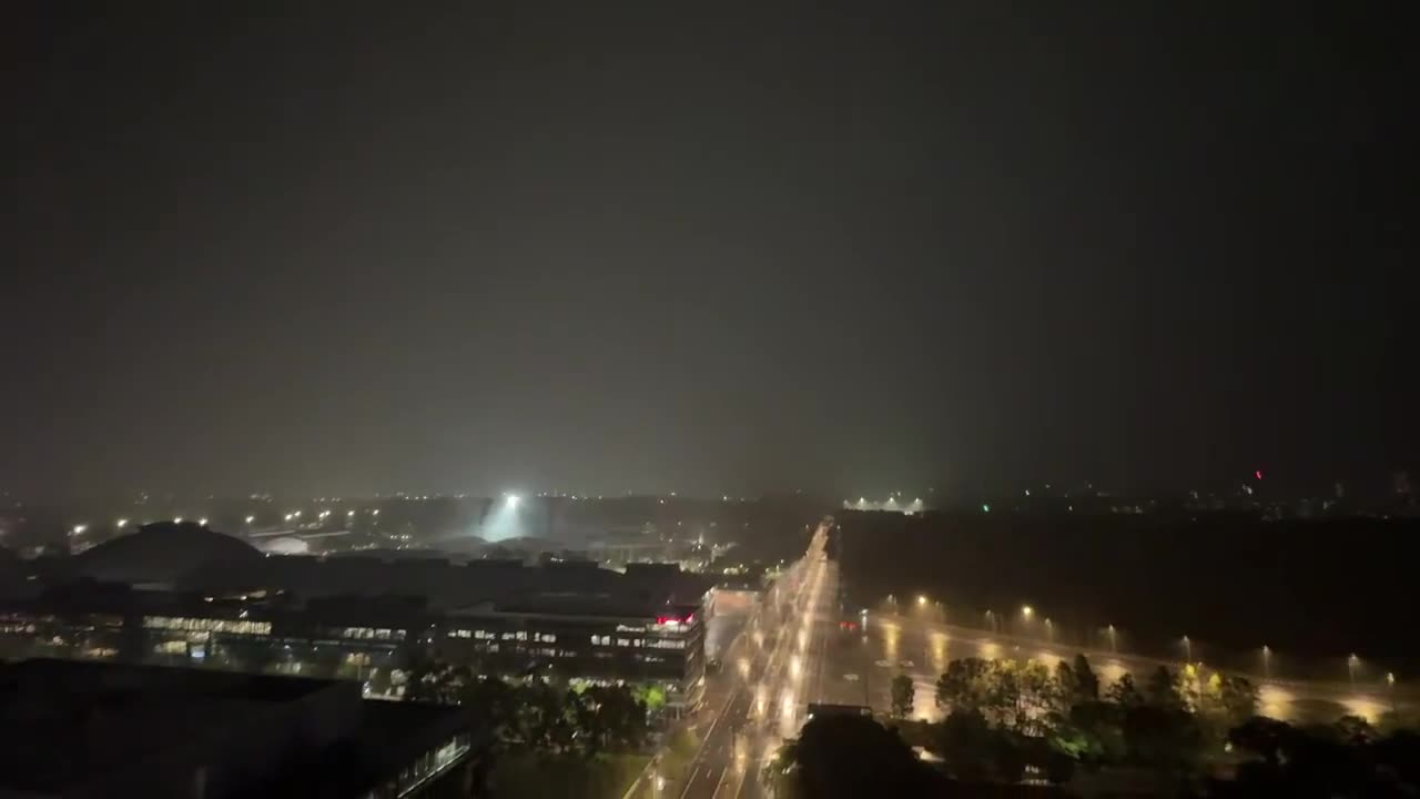 Night Thunderstorm In Sydney (Australia, 01/15/2025)