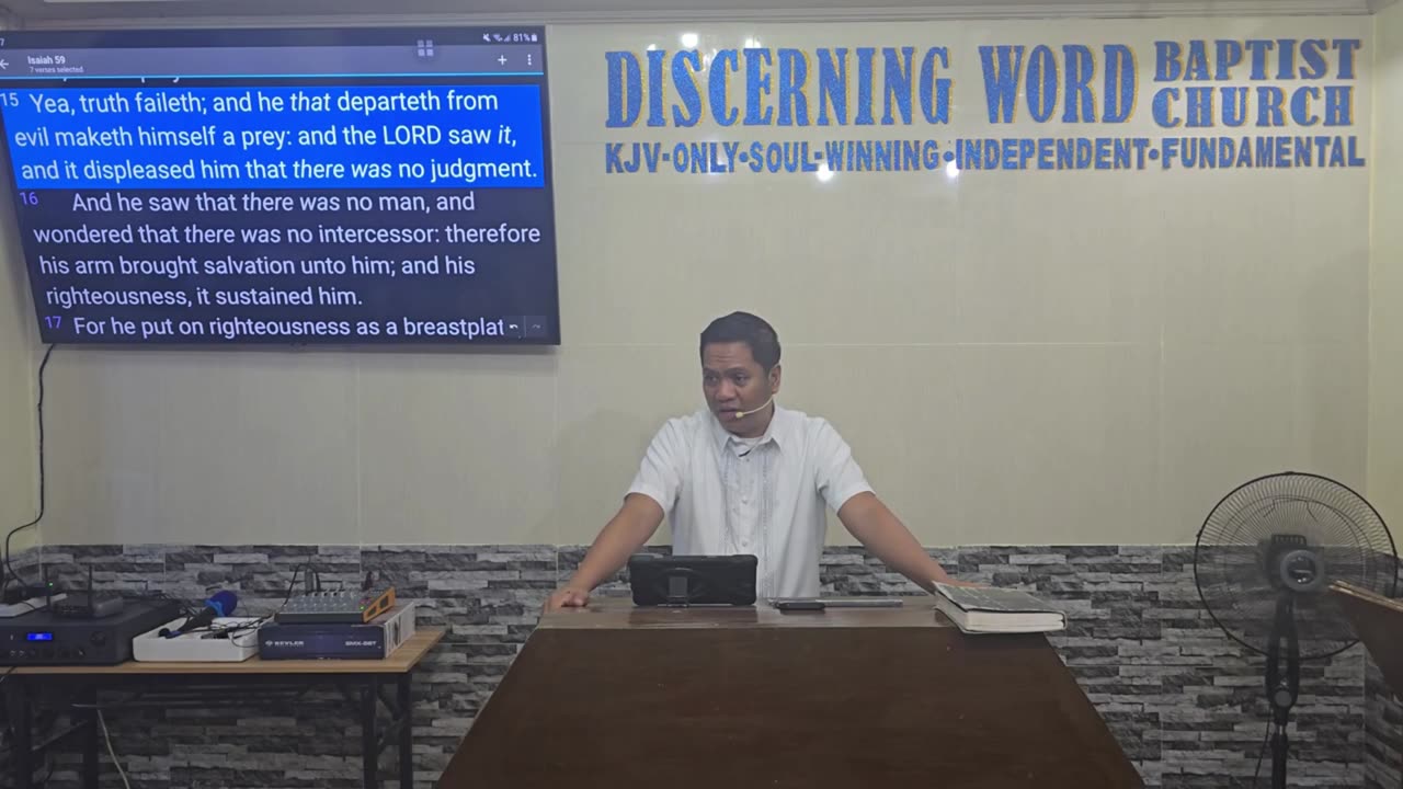 Your Sin Will Separate You from Your God - Isaiah 59 (Baptist Preaching - Ph)