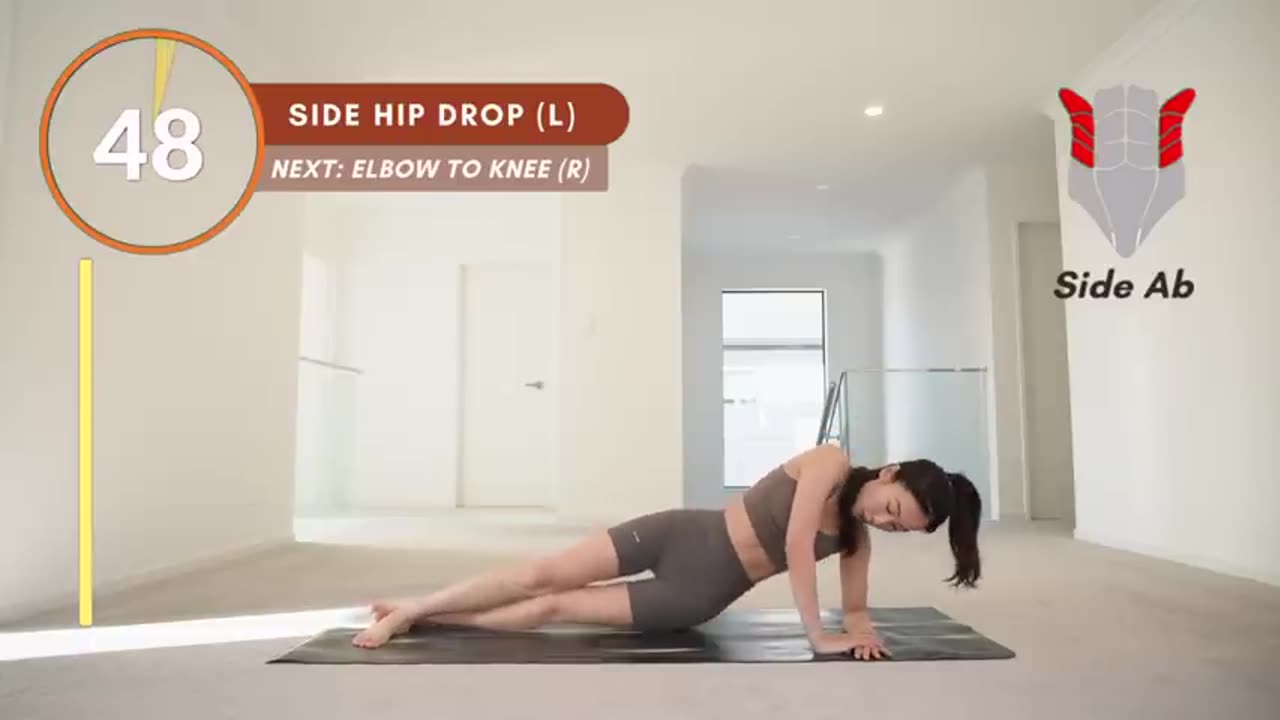 10 min Flat Stomach workout (Upper, Lower, Side, Whole) Burn Belly Fat & Sexy ABS Line