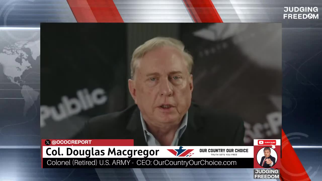 COL. Douglas Macgregor : Readying For War With Iran.