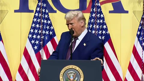 President Trump delivers remarks at the Republican Governor's Association Dinner