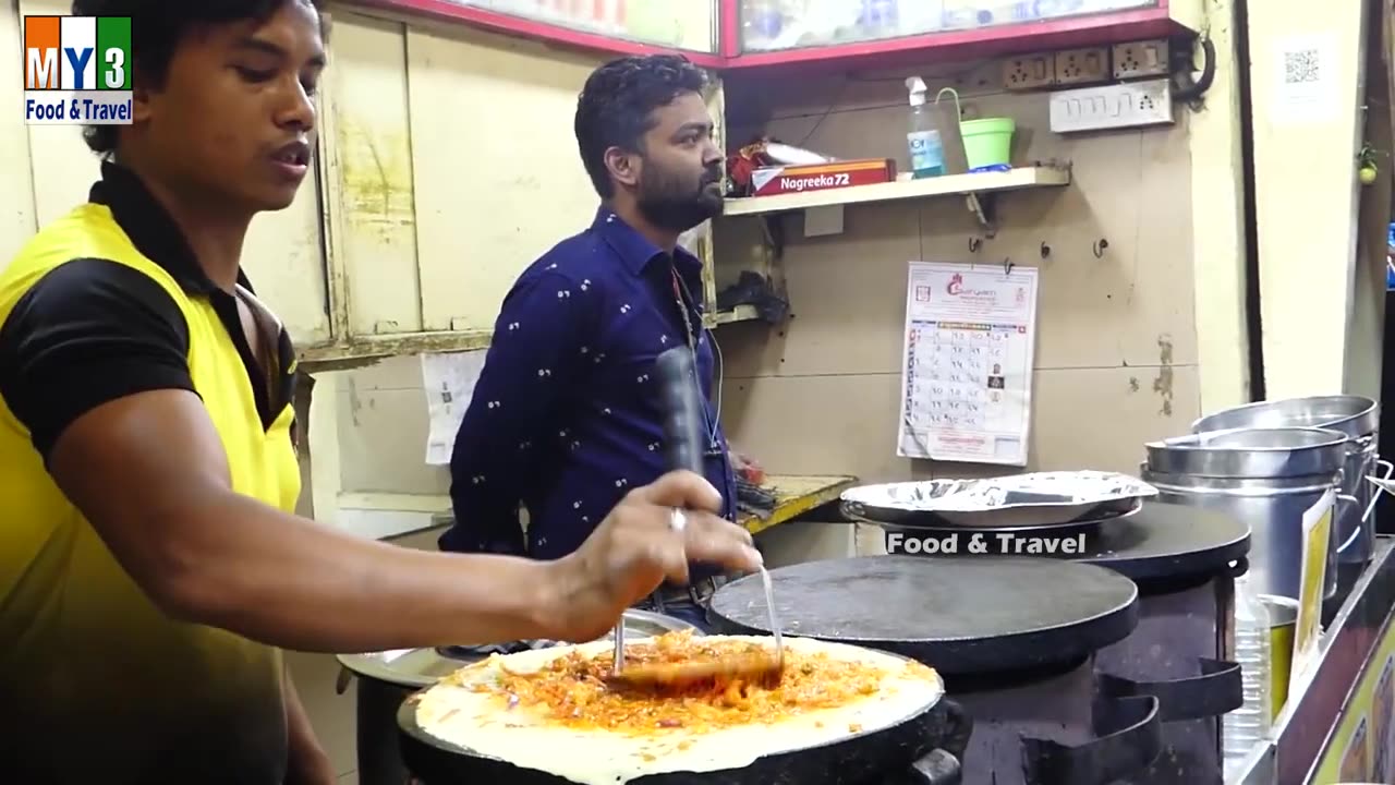 SPECIAL PAAV BHAJI DOSA _ Mumbai Street Food