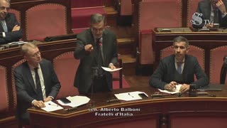 🔴 Sen. Balboni, in Aula: Non è atto dovuto...gli indizi non possono essere ritagli di giornale.