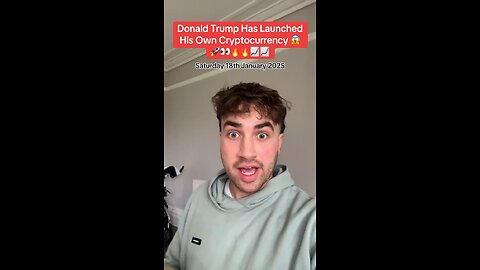 I can't believe that the US President has launched his own crypto #trump #notclickbait #donaldtrump