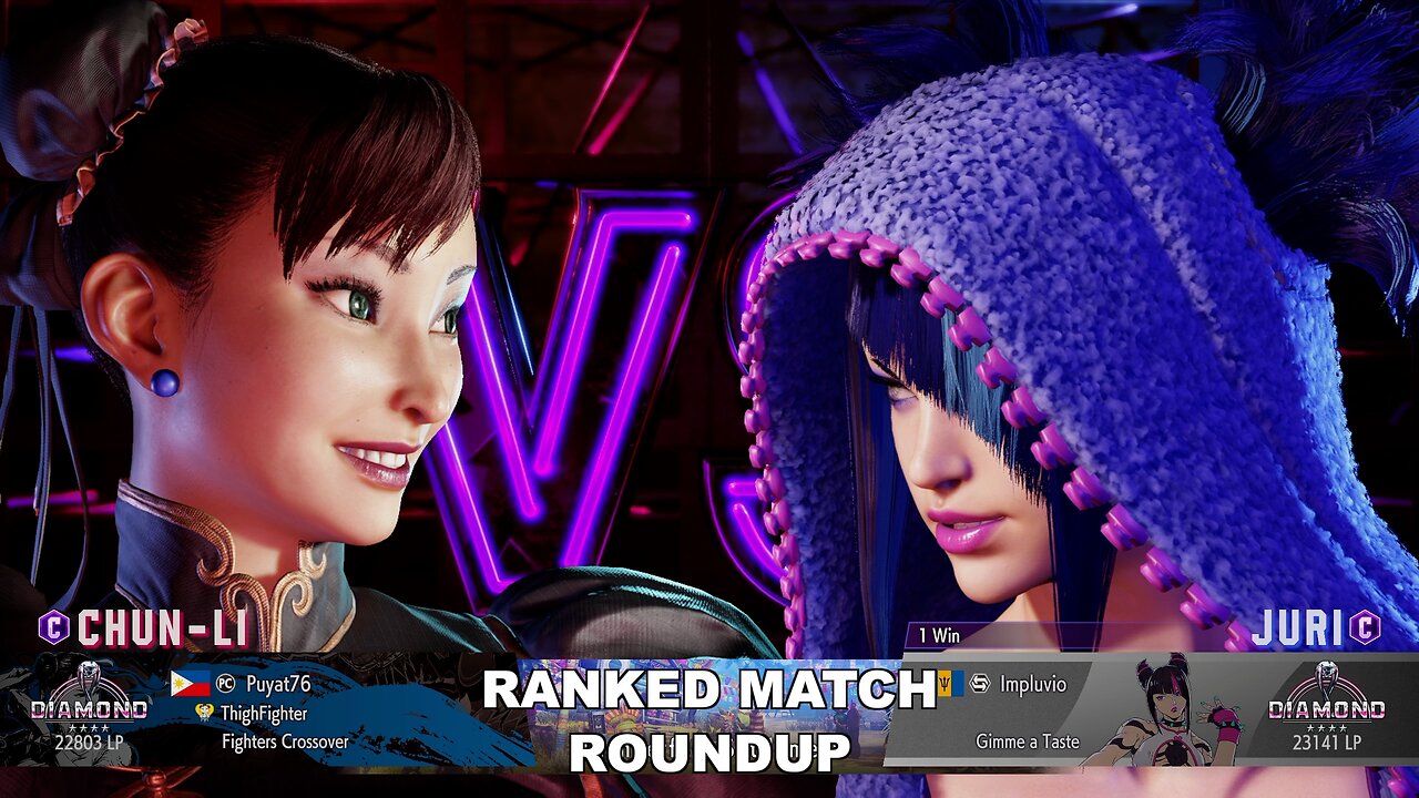 Kuya Kalbo SF6 Ranked Match Roundup. Chun Li 4 star Diamond Rank [Hori Fight Stick]