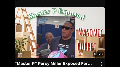 Master P Exposed Freemasonic Puppet Symbolism Lying To Black Community Fake Role Model