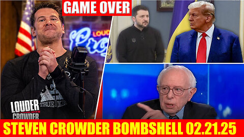 STEVEN CROWDER BOMBSHELL 02.21.2025 🔥 Trump Slams Dictator Zelensky: Why He NOW Has a Point, MrBeast, JULIE GREEN MINISTRIES, 🔥 AND WE KNOW, MICHAEL JACO, DEREK JOHNSON