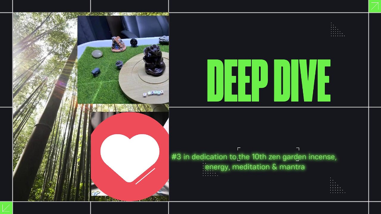 @zenCookieTv dedication to the 10th, Zen Garden incense, energy, meditation w/ mantra
