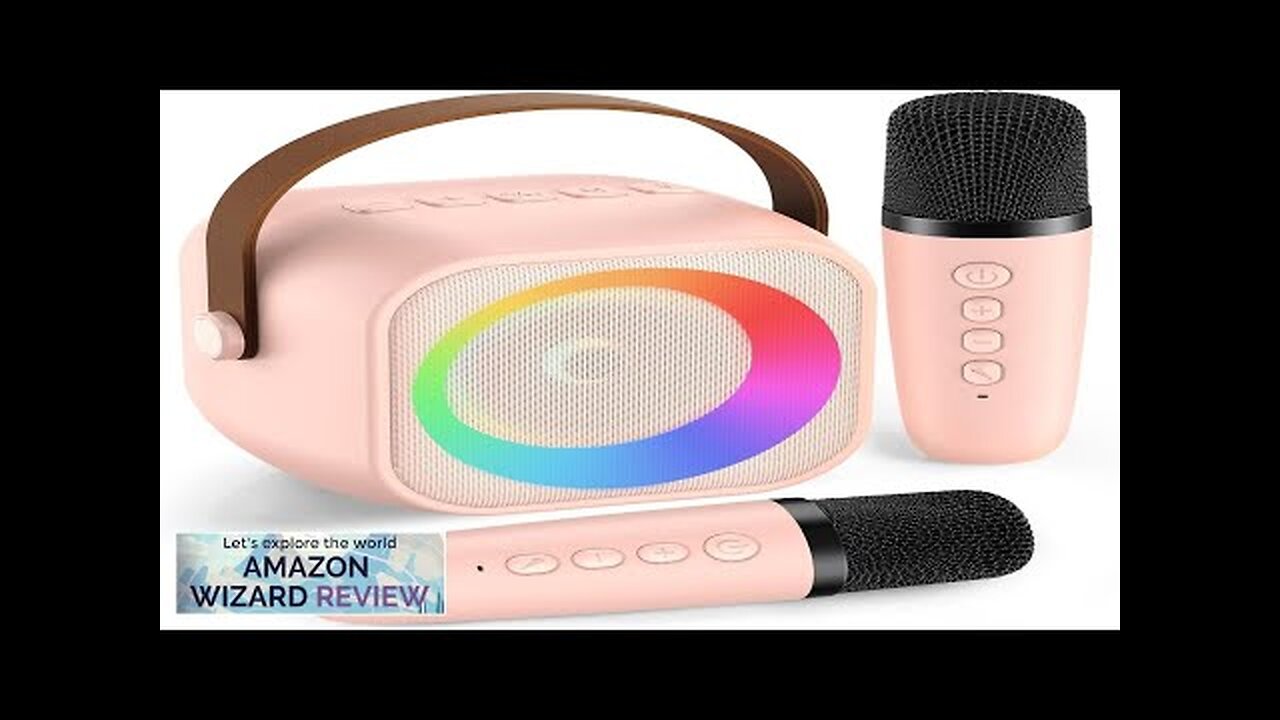 Karaoke Machine for Kids Adults Mini Portable Bluetooth Karaoke Speaker with 2 Review