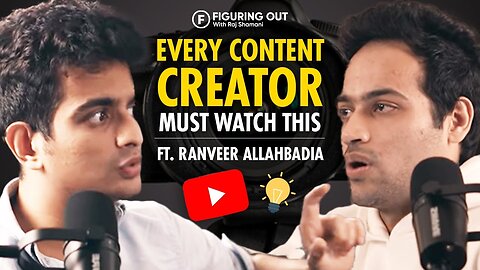 ‪Ranveer Allahbadia from @beerbiceps‬ Shares A YouTube MASTERCLASS | FO 21 - Raj Shamani