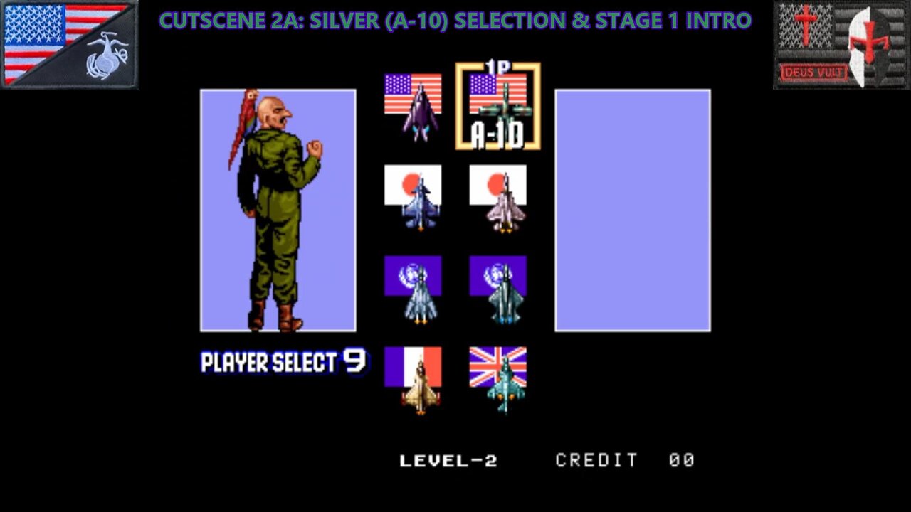 The Cutscene Project: "ソニック・ウイングス2" [Silver (A-10)] (Arcade - 1994) [JP Version]