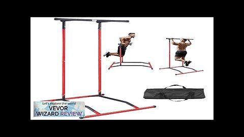 VEVOR Power Tower Dip Station 2-Level Height Adjustable Pull Up Bar Stand Review