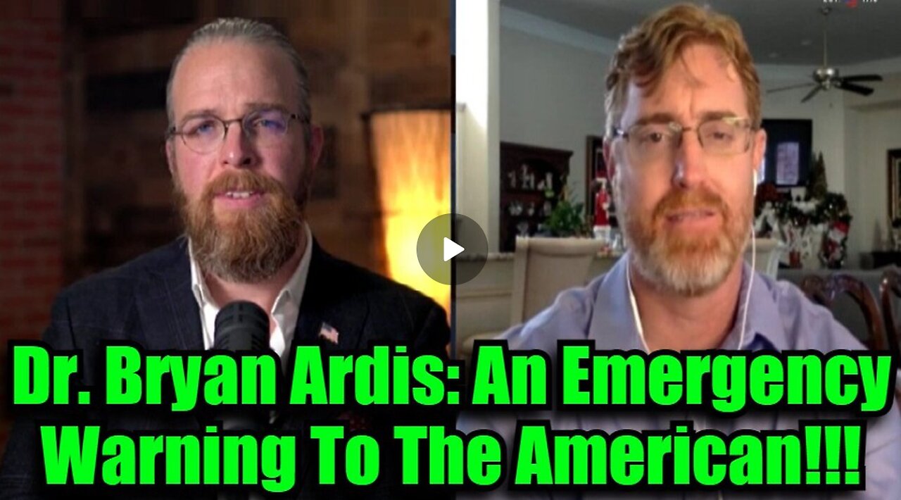 Dr. Bryan Ardis: An Emergency Warning To The American!!!