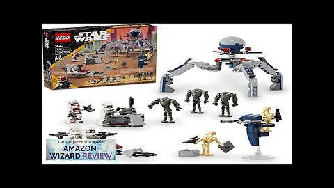 LEGO Star Wars Clone Trooper & Battle Droid Battle Pack Set Review