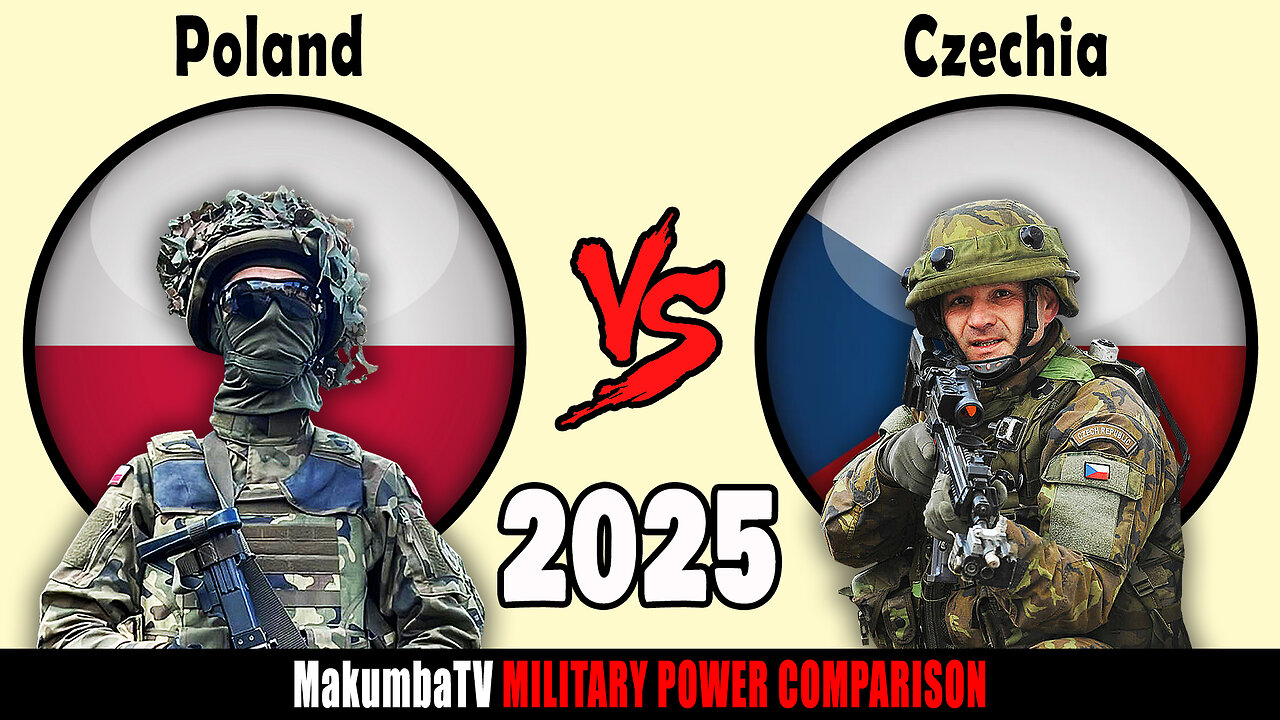 Poland vs Czech Republic 2025 | Military Power