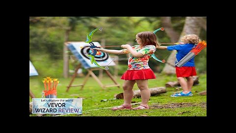 VEVOR Bow and Arrow Set for Kids 2 Pack LED Light Review