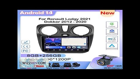 Android14 For Renault Lodgy 2021 Dokker 2012 2020 Car Radio Wireless Review