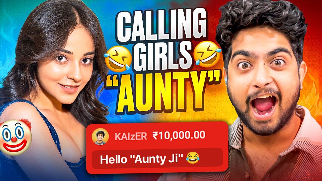 Calling Girls *Aunty* on Livestream 🥶🔥*GONE WRONG*