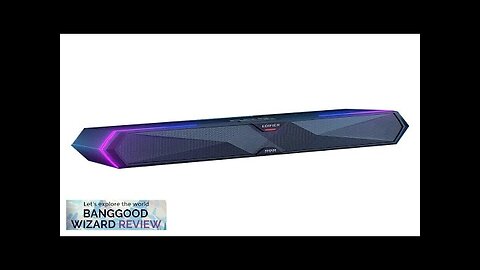 EDIFIER M30 Plus Computer Speaker Wired bluetooth Soundbar Dual 52mm Drivers RGB Review