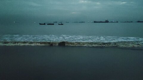 patenga beach view in Evening