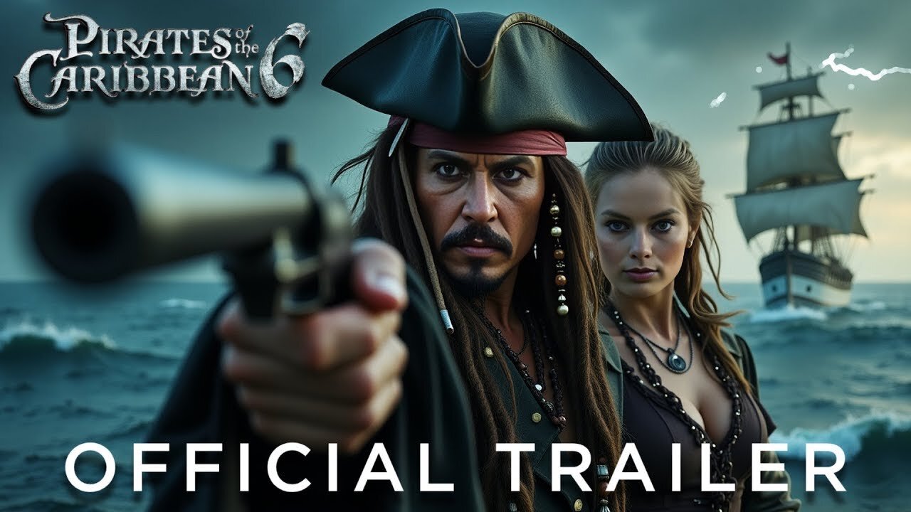 Pirates of the Caribbean 6_ The Blood Tides (2025) - First Trailer _ Johnny Depp_ Margot Robbie