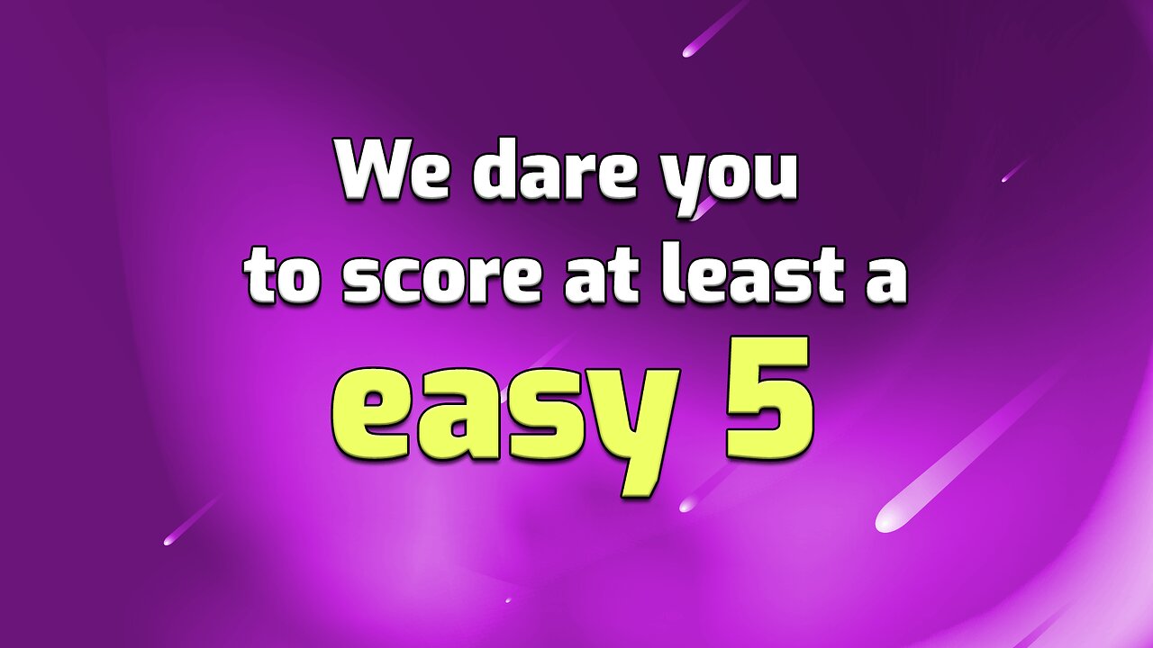 Challenging Knowledge Quiz