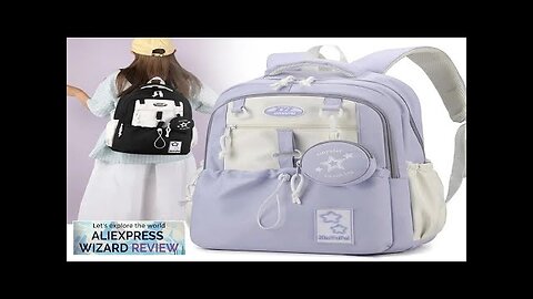 Girl's Backpack Student New Fashion Backpacks For Girls Large Capacity School bag Review