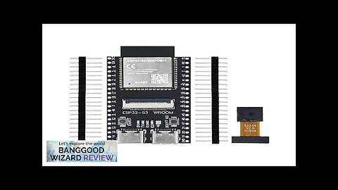 ESP32-S3 WROOM N16R8 CAM Development Board WiFi+bluetooth Module Collocated with OV2640/5640 Review