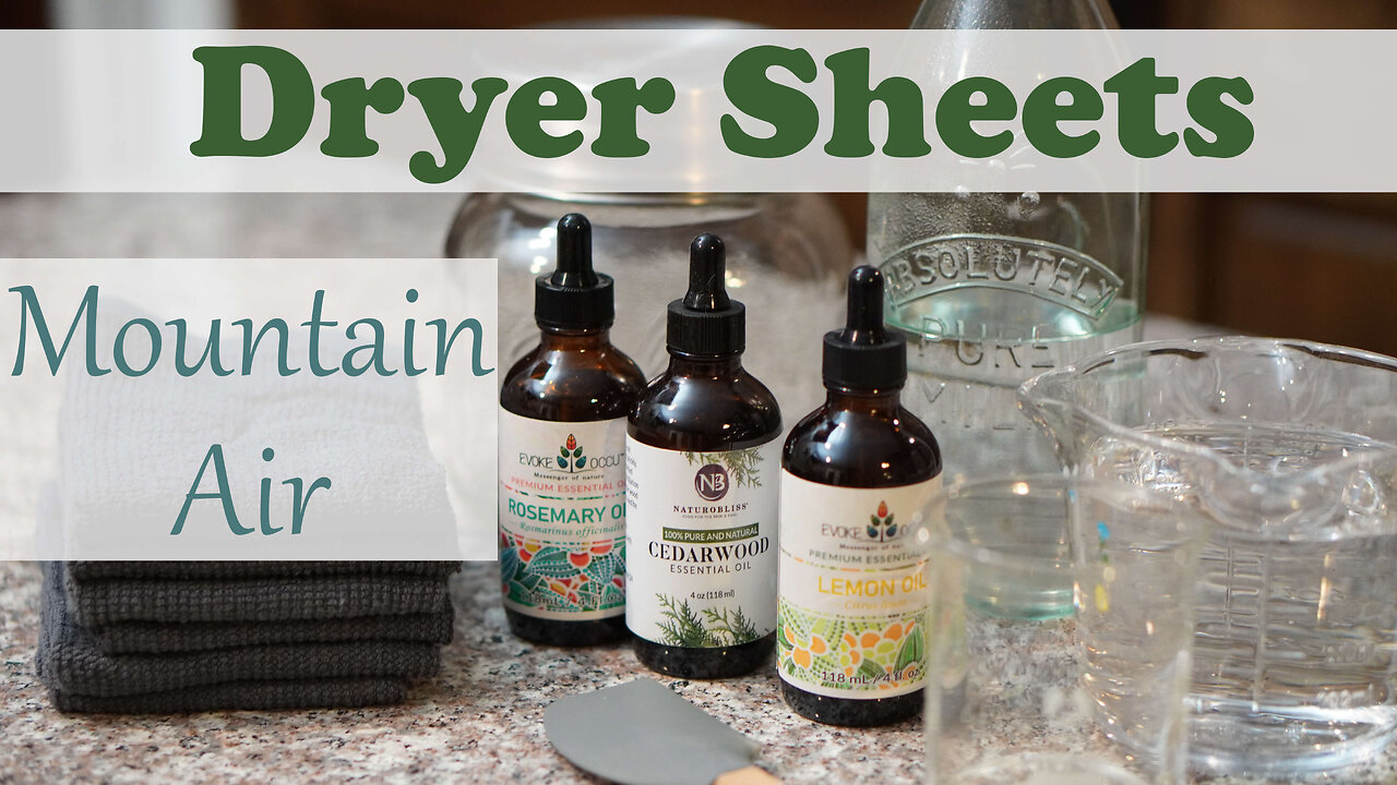 Best Homemade Dryer Sheets; Natural and Reusable