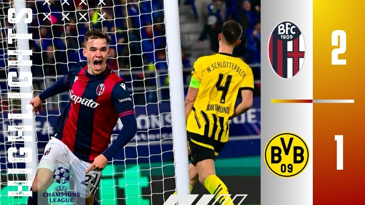 Bologna 2-1 Dortmund | Highlights All Goals | UEFA Champions 24)25