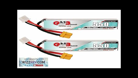 Gaoneng GNB 7.4V 550mAh 90C 2S XT30 Plug Lipo Battery for Happymodel Review