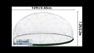 Luxury transparent outdoor garden igloo glamping dome tents for sale Review