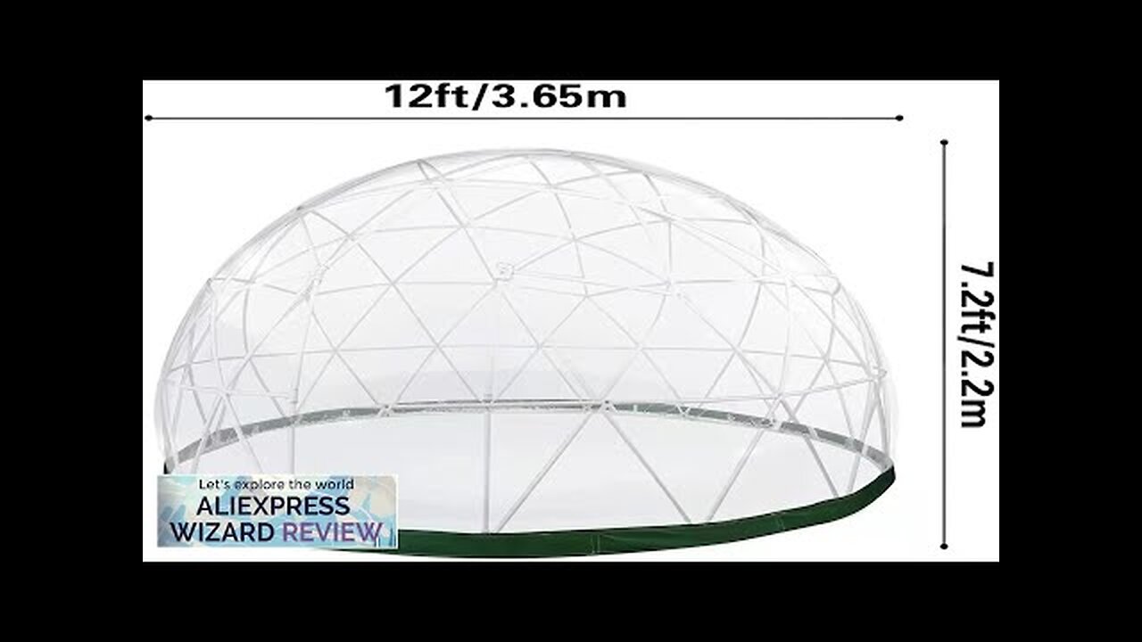 Luxury transparent outdoor garden igloo glamping dome tents for sale Review