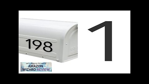 Discovered Designs – Premium Individual 3D Acrylic Mailbox Number – Self Stick Review