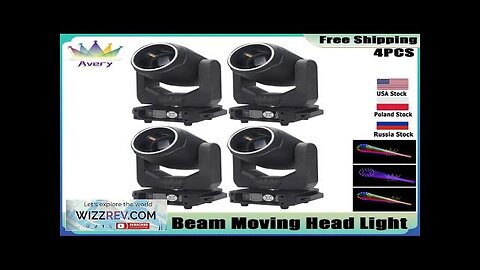 o Tax 4Pcs/Lot Lights 200W LED Moving Head Projector Beam LED Lights Review