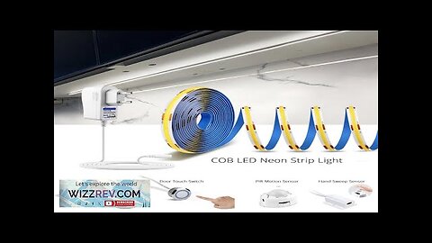 COB Led Strip Tape Light 12V 320 leds/m Width 8mm with Adapter Review