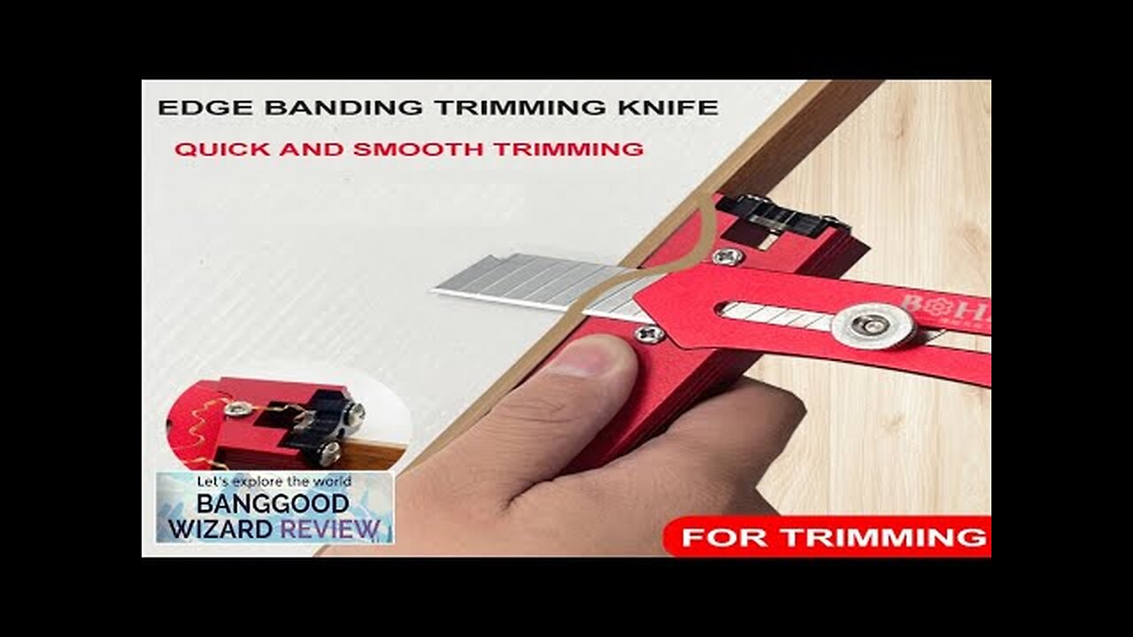 Woodworking Edge Corner Planer Aluminum Alloy Edge Banding Arc Trimming Blade Planer Review