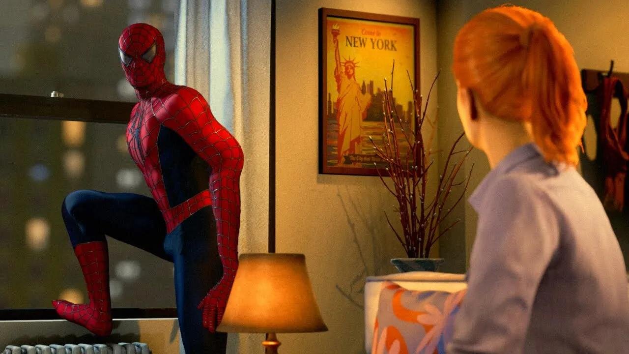 Spider Man Cooks Curry and Leaves (Tobey Maguire Suit)