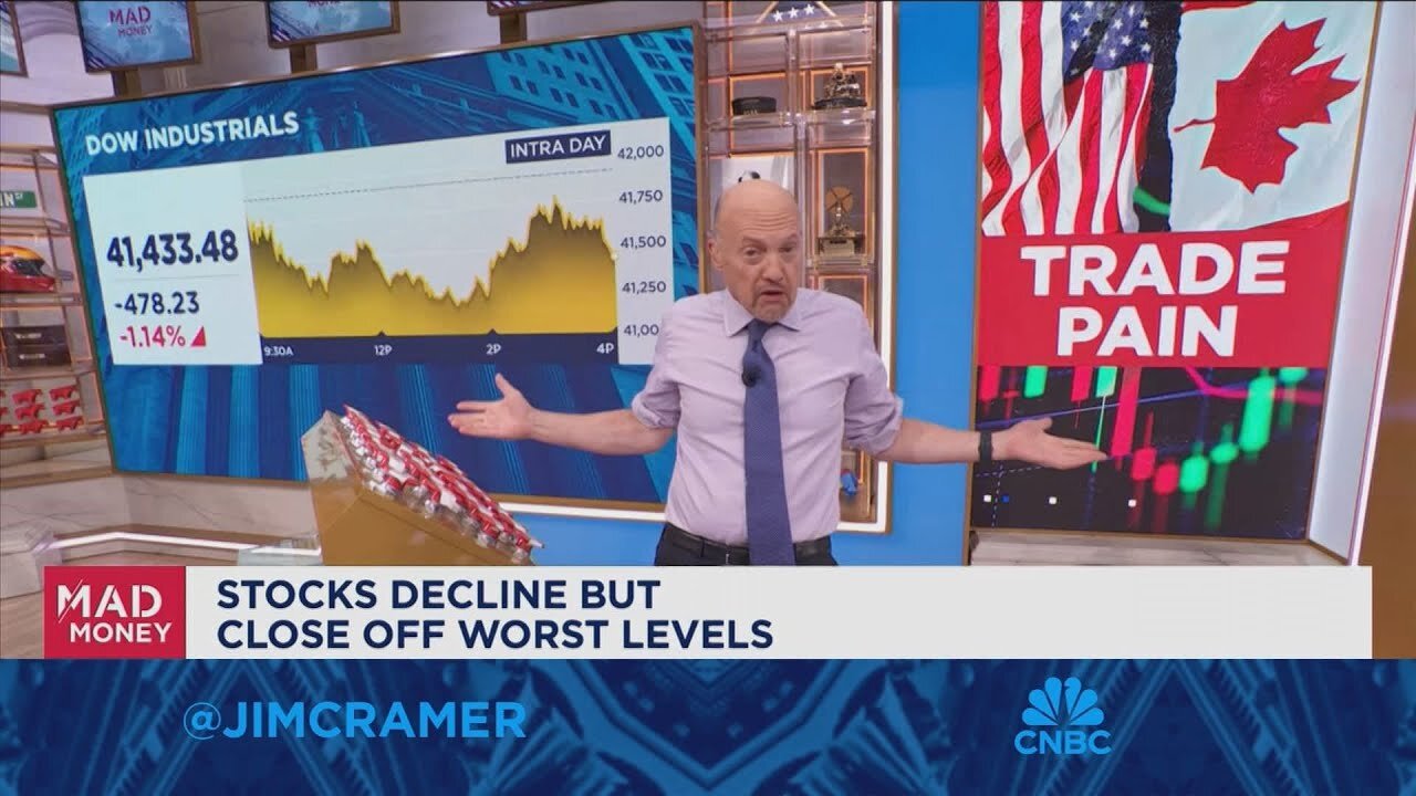 Jim Cramer talks how trade pain is impacting the markets