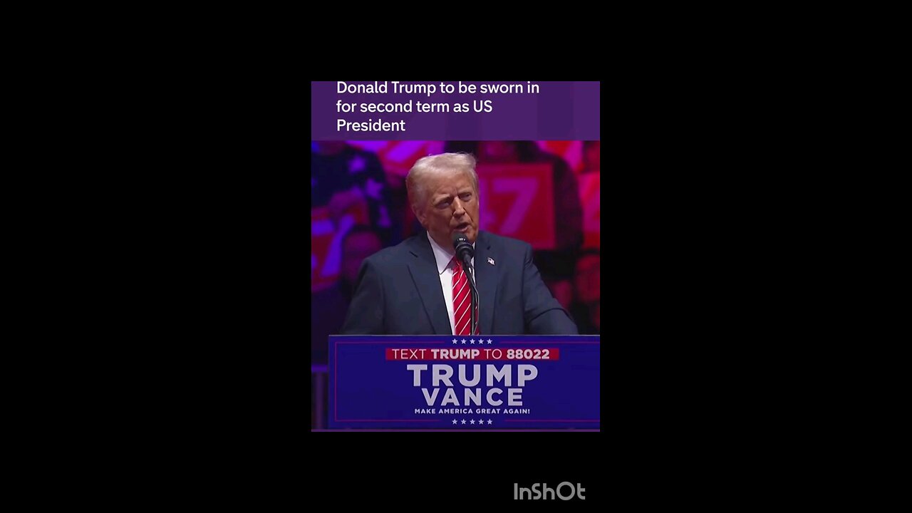 President Trumps inauguration begins