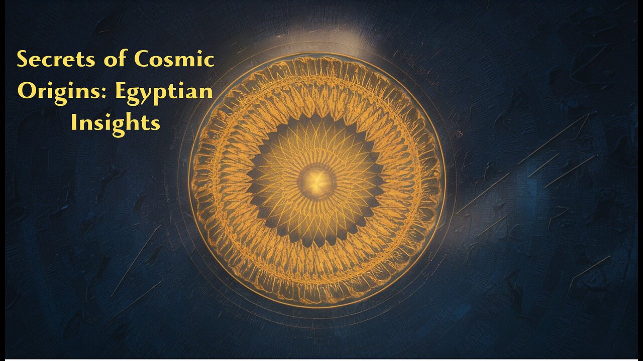 Secrets of Cosmic Origins: Egyptian Insights