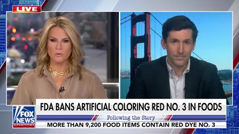 Why is the FDA banning artificial coloring red three in food