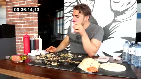 World's Biggest Shawarma Challenge 13lbs of Middle Eastern Flavor!