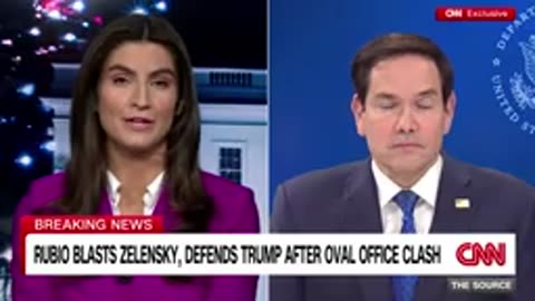 Rubio points finger at Zelensky for breakdown of Trump meeting