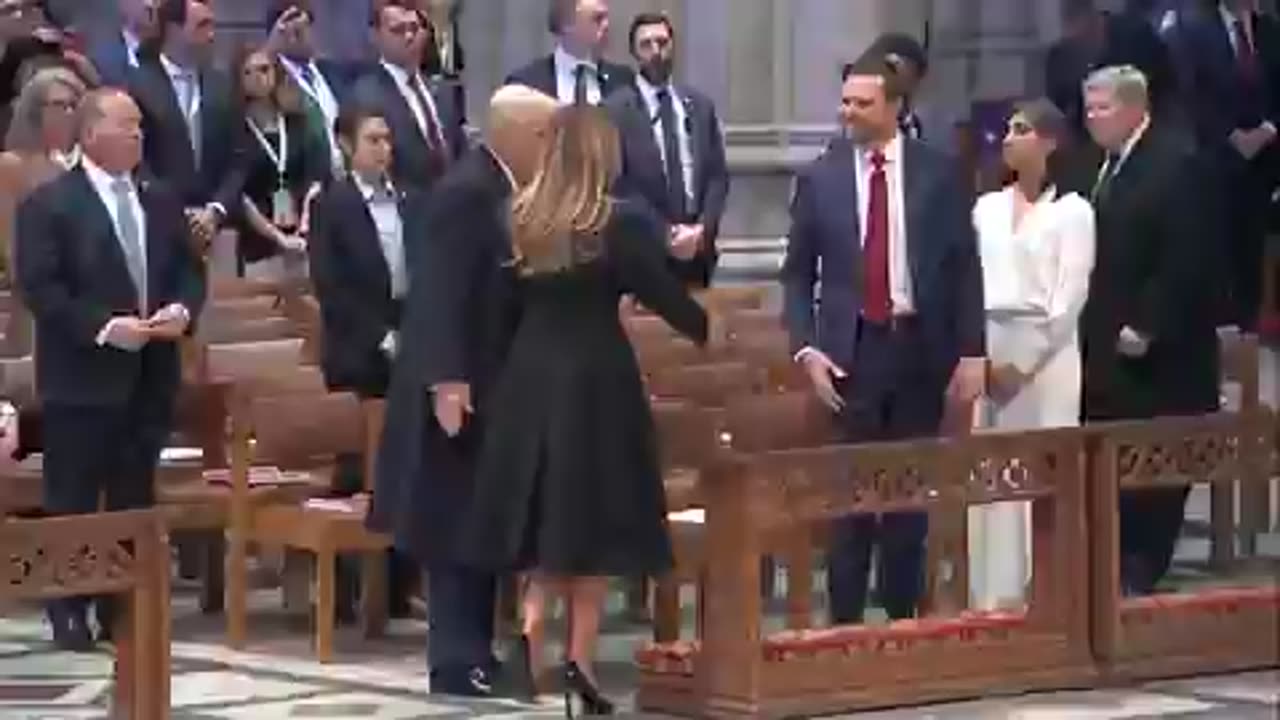 President Trump and Vice President Vance have arrived at the National Prayer Service.