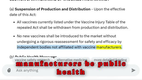 Repeal the 1986 vax act